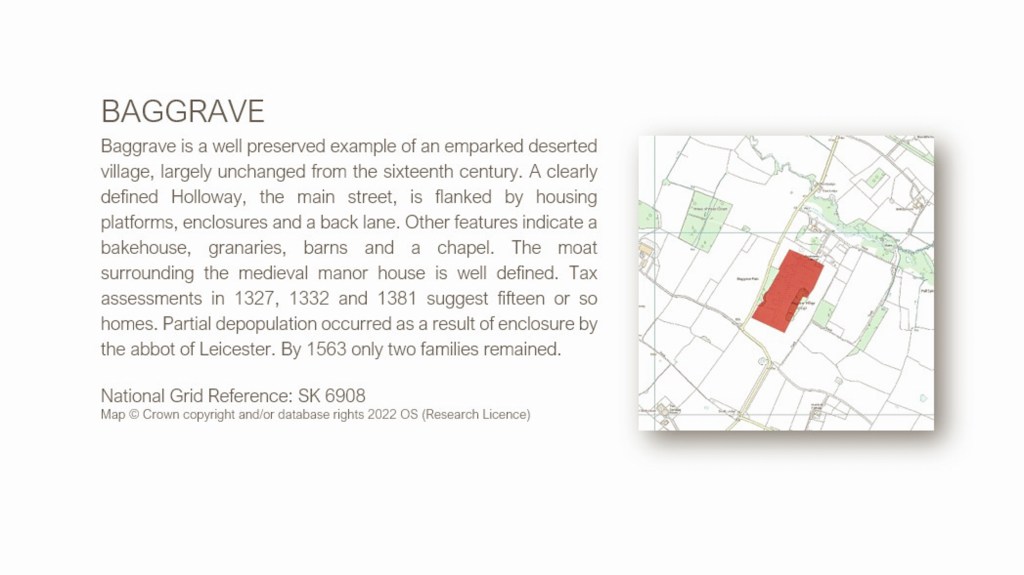 Historical photographic study of abandoned medieval villages sites in Leicestershire
