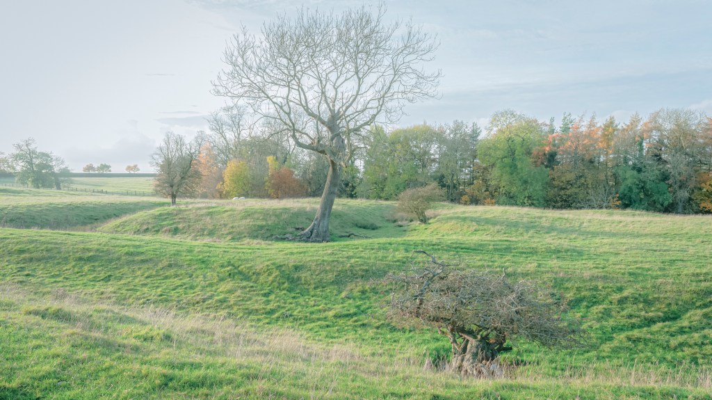Historical photographic study of abandoned medieval villages sites in Leicestershire